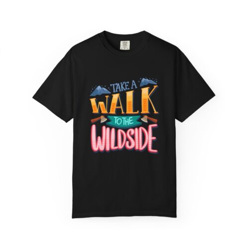 Wildside Adventure T-Shirt, Wanderlust Tee, Nature Lover Shirt, Casual Outdoor Wear, Hiking Gift.