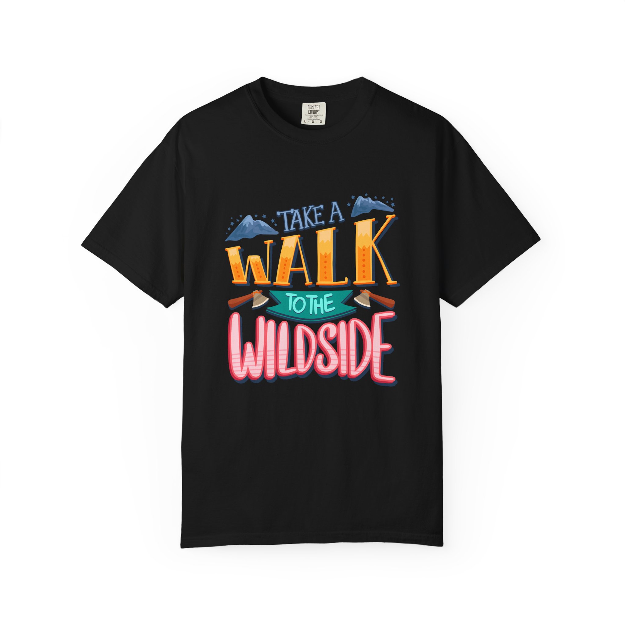 Wildside Adventure T-Shirt, Wanderlust Tee, Nature Lover Shirt, Casual Outdoor Wear, Hiking Gift.