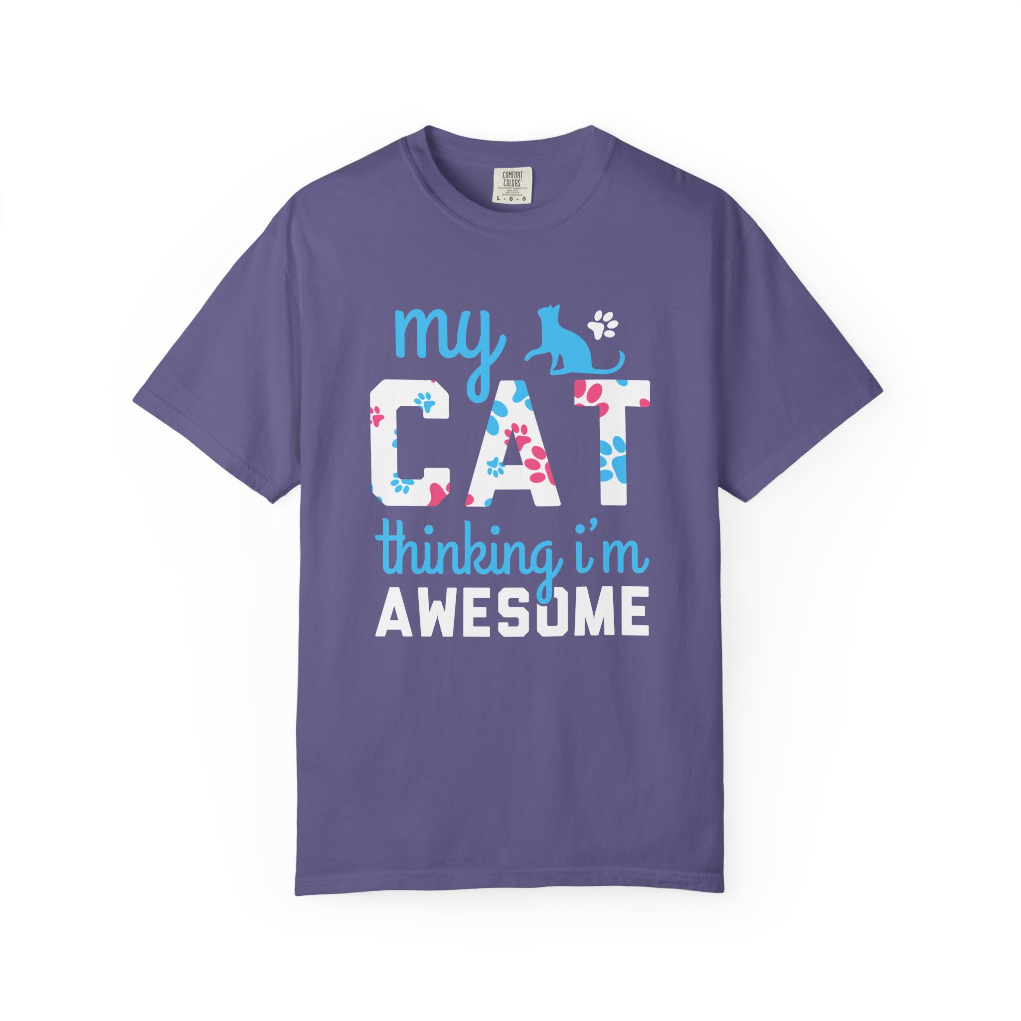 My Cat Thinking I'm Awesome T-Shirt — Funny Cat Lover Tee. - Image 25