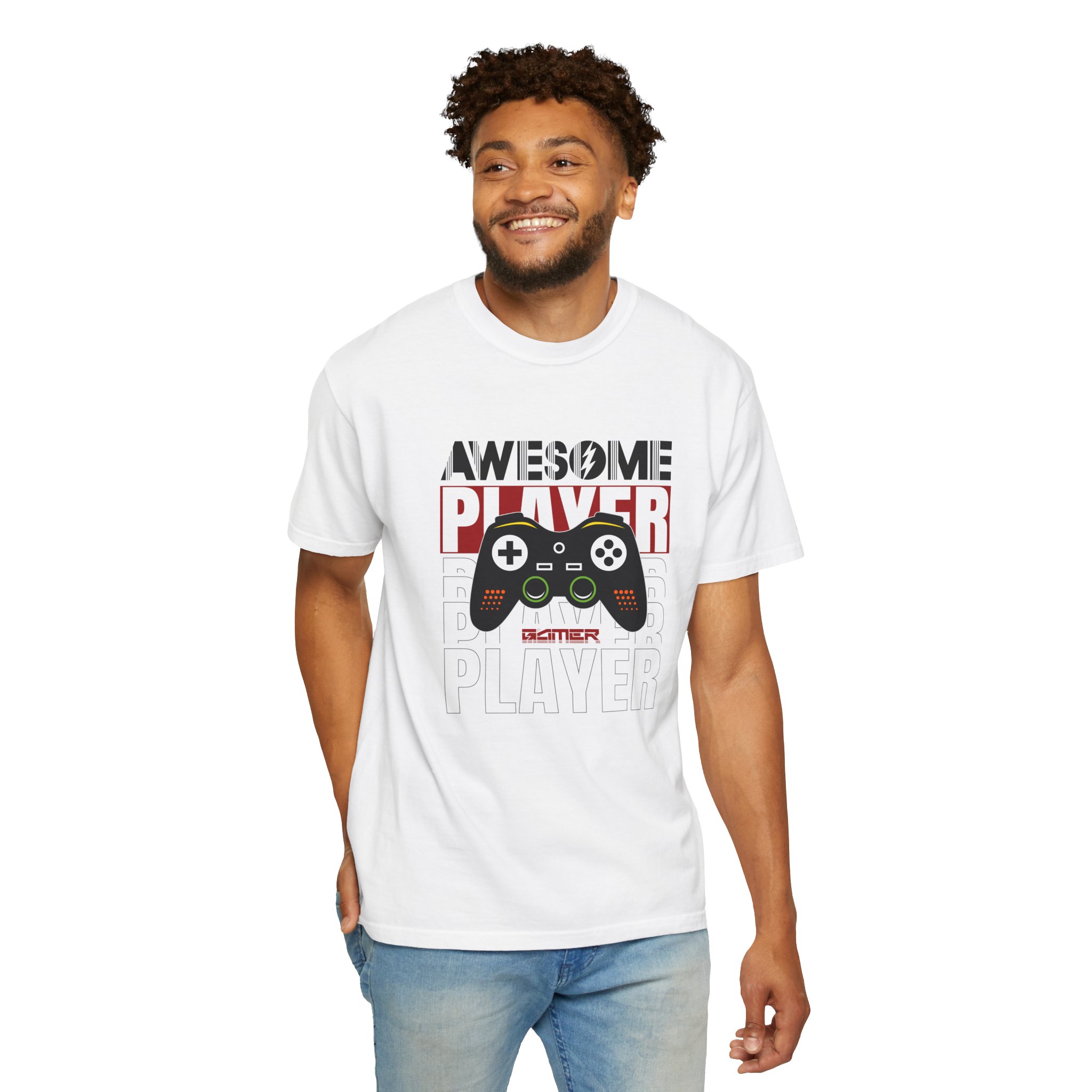 Gamer T-Shirt with Cool Controller Design, Awesome Player Tee, Unisex Video Game Shirt, Perfect Gift for Gamers, Casual Wear - Image 6