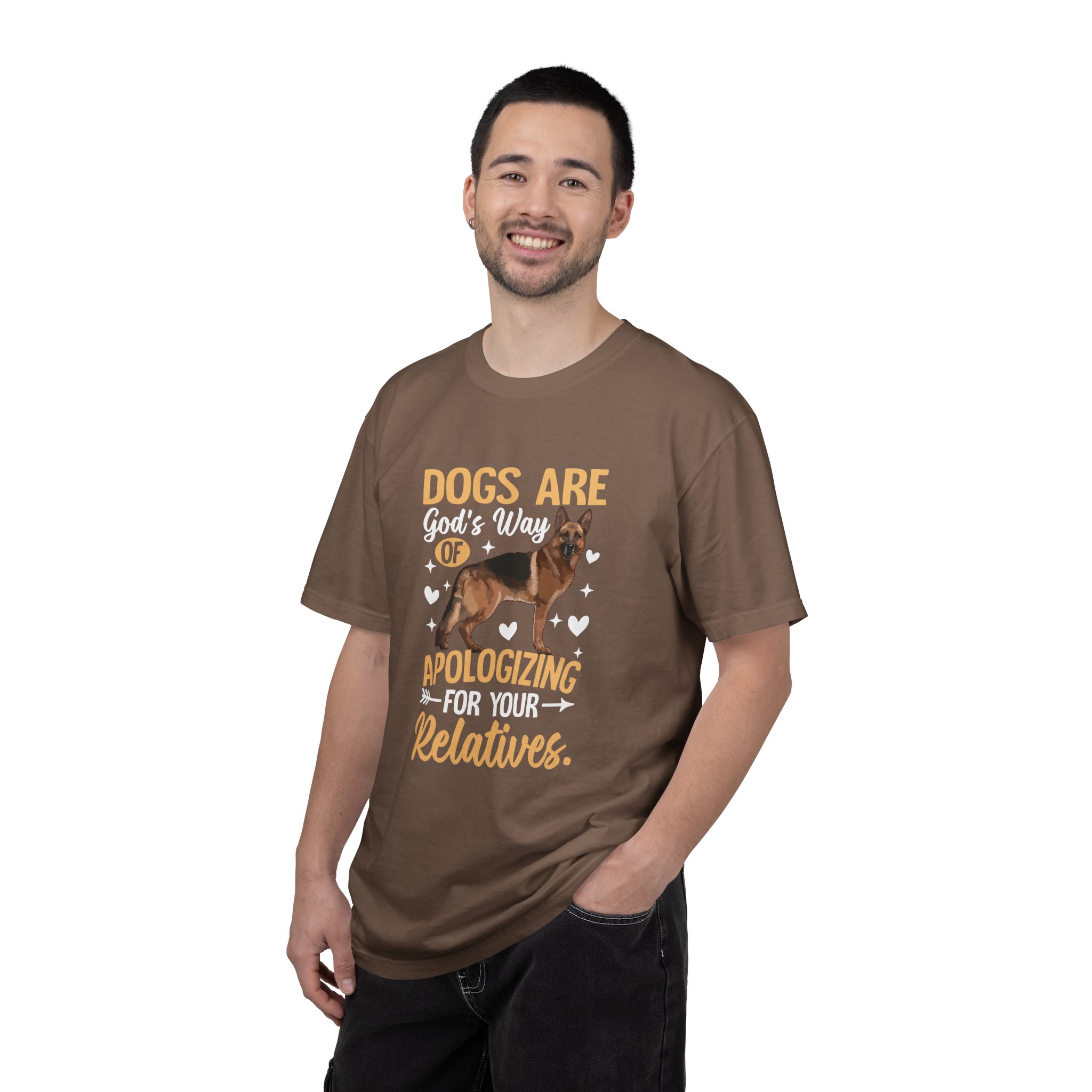 b2 - 4.1 - Dogs Are God’s Way of Apologizing for Your Relatives T-Shirt – Funny Dog Lover Graphic Tee for Humor, Pet Lovers & Playful Vibes. - Image 10