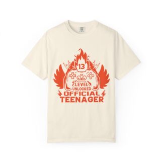 Teen Gamer Tshirt - Official Birthday Tee - Level Unlocked Official Teenager Unisex Tee – 13th Birthday Gamer Graphic Tee for Teens, Fun Celebration & Gaming Vibes. - Image 9