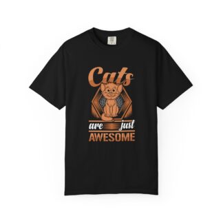 Cat Lovers T-Shirt — "Cats Are Just Awesome" Retro Graphic Tee.