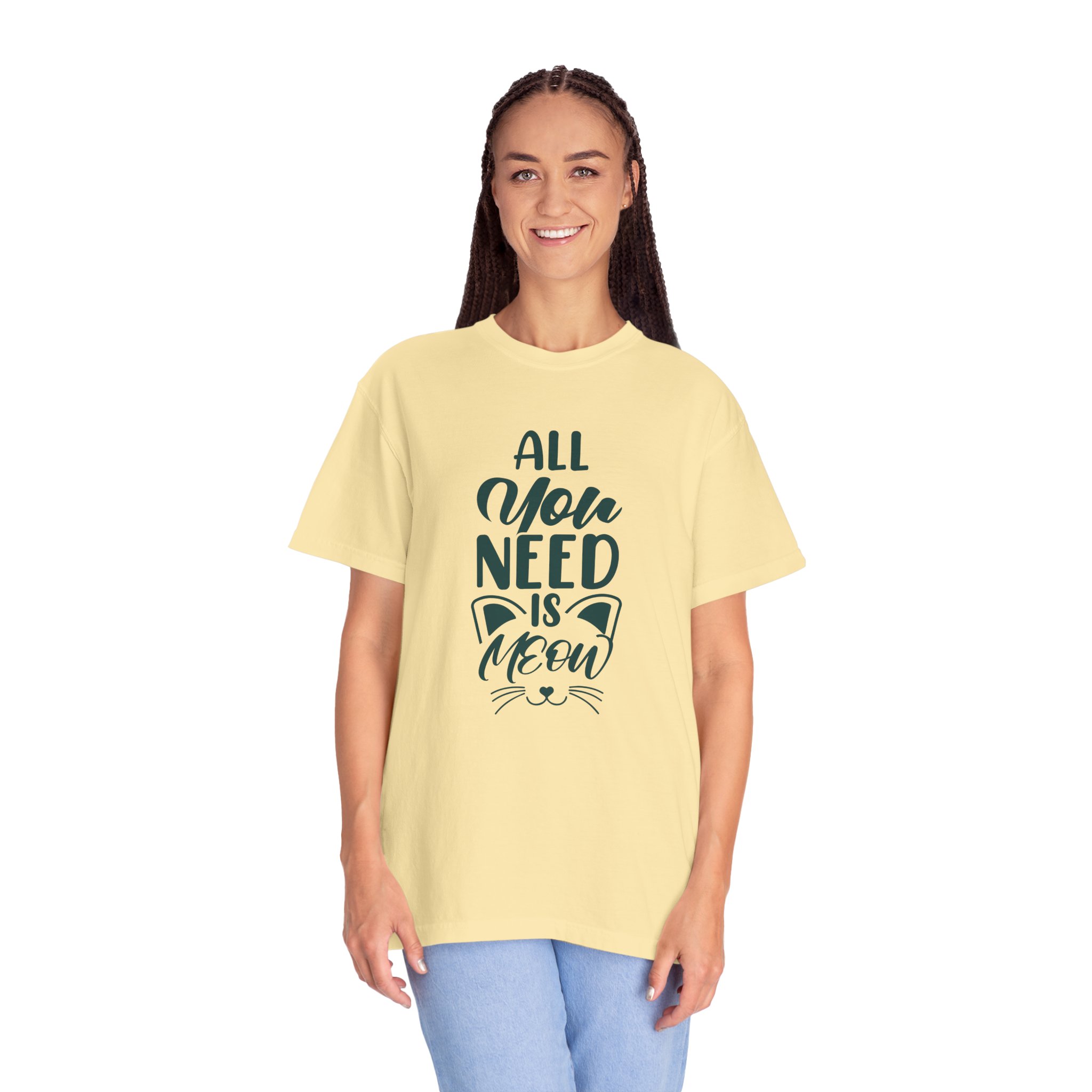 All You Need Is Meow T-Shirt – Cute Cat Lover Graphic Tee for Men & Women, Casual Everyday Wear & Perfect Gift Giving - Image 19