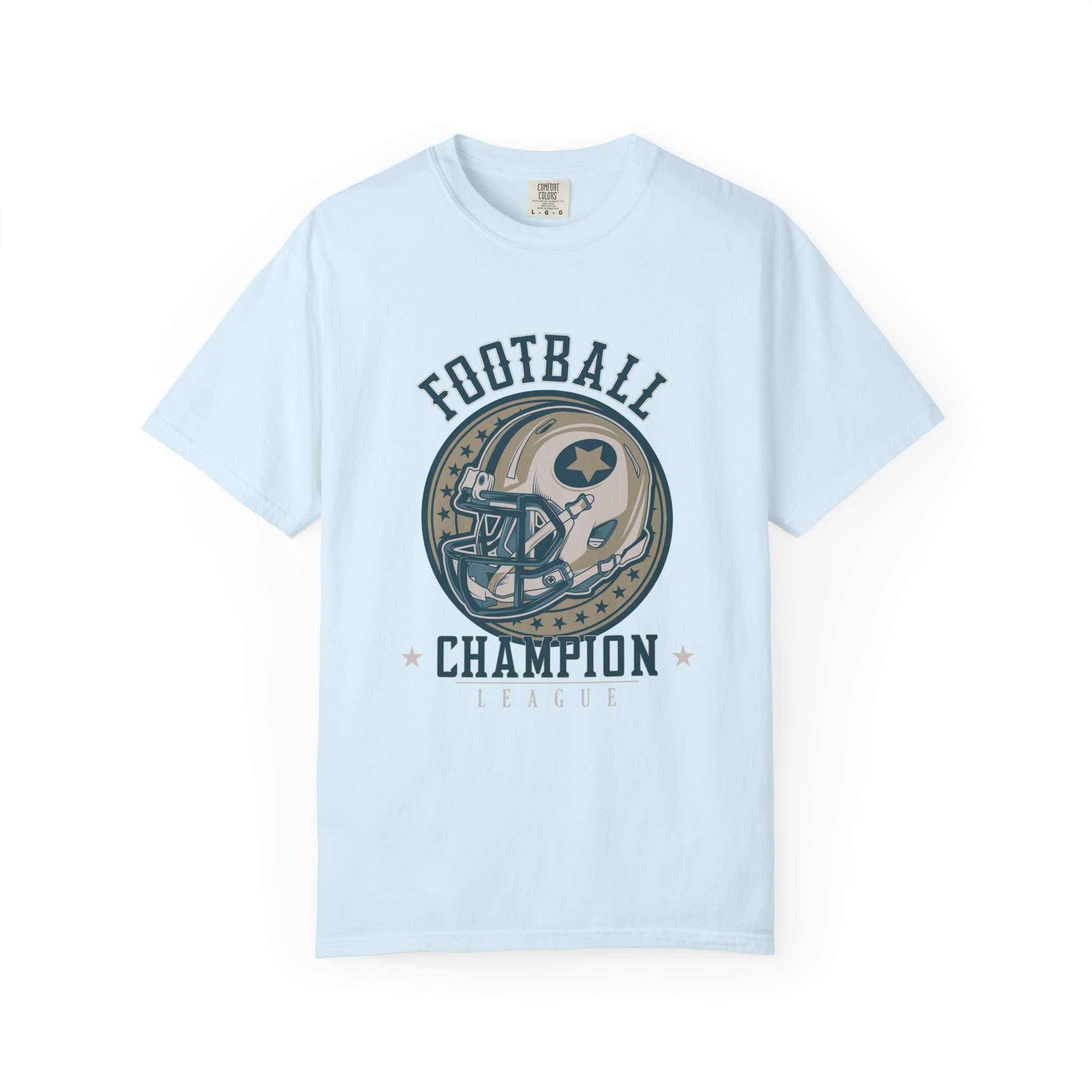 Football Champion T-Shirt, Unisex Garment-Dyed Tee for Sports Fans, Vintage Sports Apparel, Gift for Football Lovers, Casual Wear. - Image 25