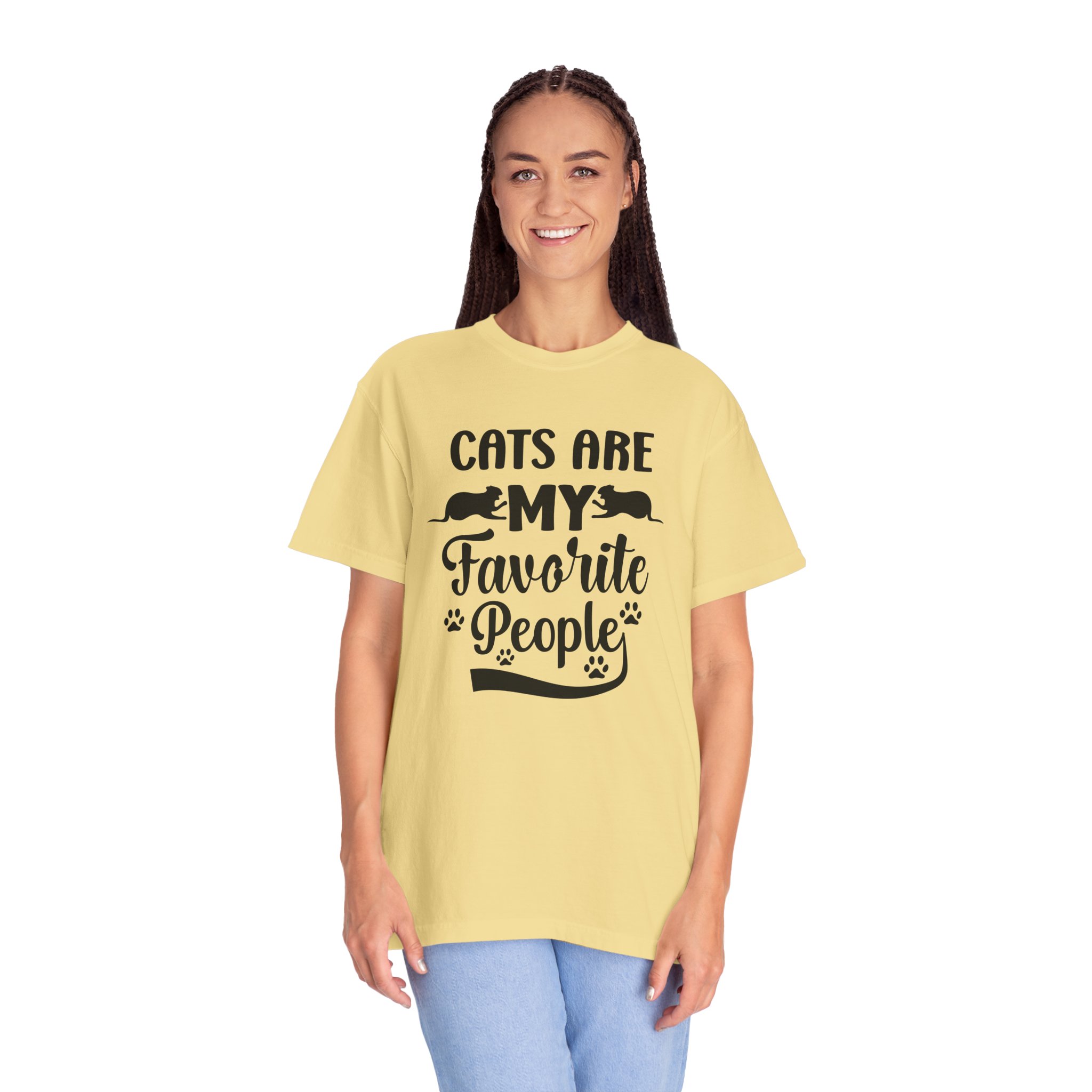 Cats Are My Favorite People Unisex T-Shirt. - Image 3