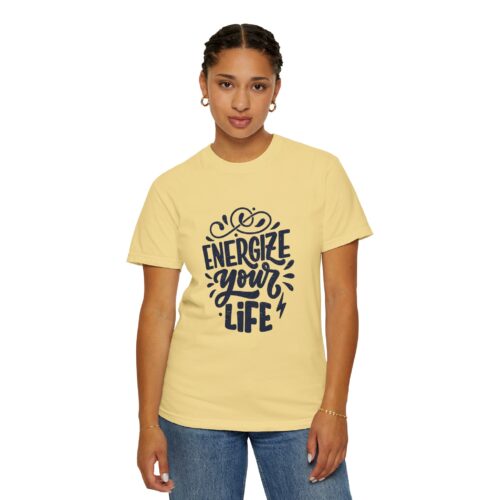 Motivational quote t-shirt for Gift- Energizing Your Life Unisex Tee - Image 20