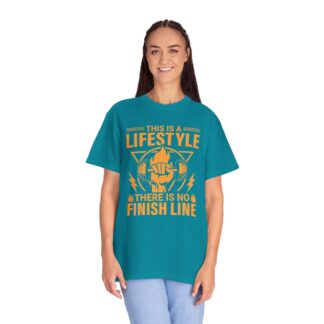 This Is a Lifestyle There Is No Finish Line T-Shirt – Motivational Running Graphic Tee for Endurance, Commitment & Active Living. - Image 19