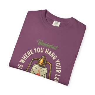 “Home Is Where You Hang Your Lantern” T-Shirt – Vintage Camping Graphic Tee for Outdoor Lovers, Fun Adventure Wear & Perfect Gift Giving. - Image 55