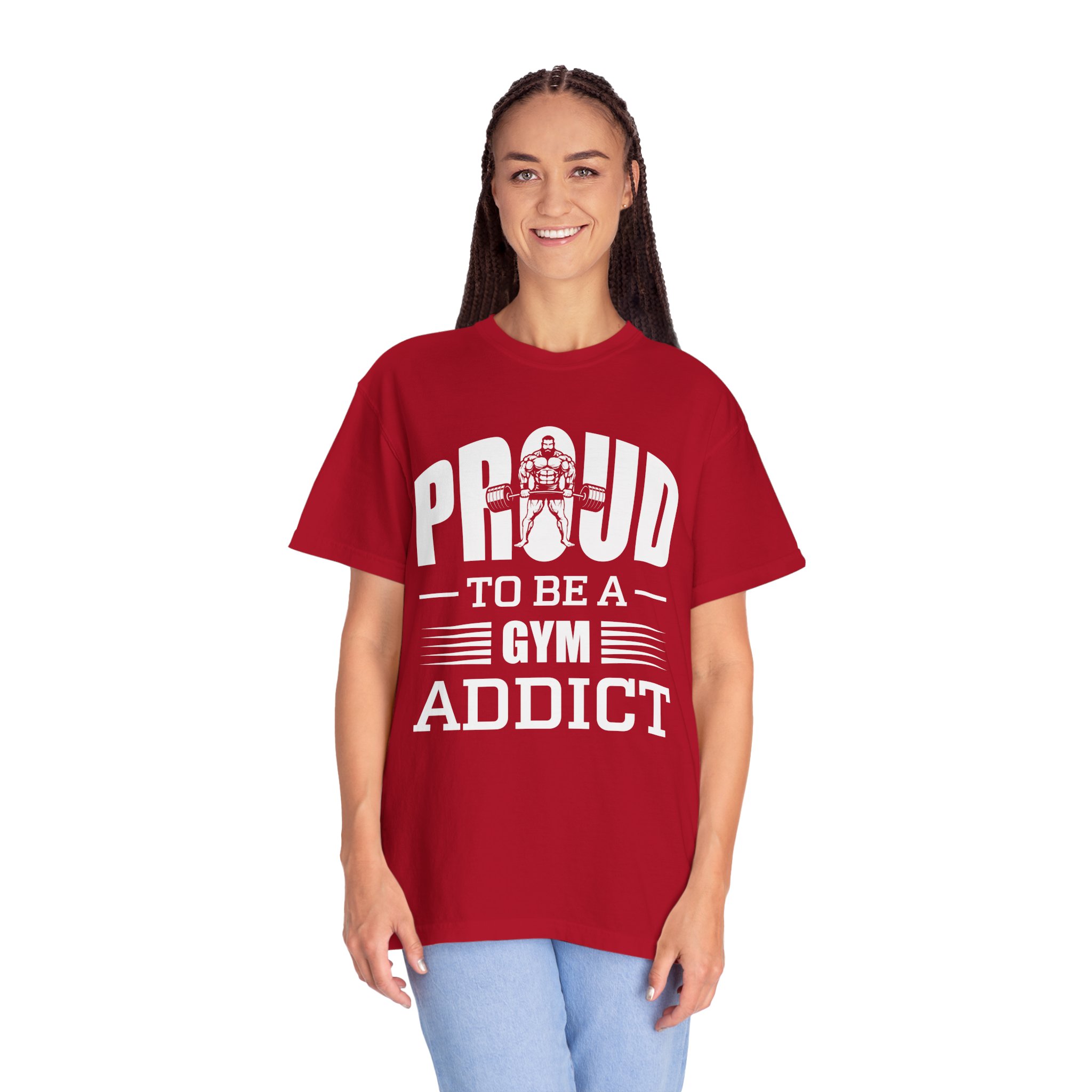 b2 - 6.20 - Proud to Be a Gym Addict T-Shirt – Bold Fitness Graphic Tee for Dedication, Strength & True Gym Lifestyle. - Image 51
