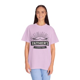 Father’s I Love You Vintage Mustache T-Shirt – Cute Love Graphic Tee for Dads, Perfect Gift for Father’s Day, Birthday & Special Celebration Wear. - Image 43