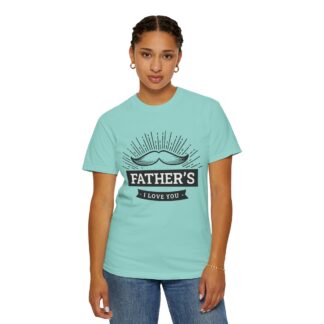 Father’s I Love You Vintage Mustache T-Shirt – Cute Love Graphic Tee for Dads, Perfect Gift for Father’s Day, Birthday & Special Celebration Wear. - Image 28