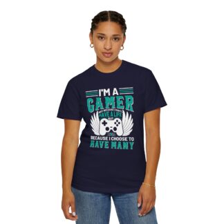 Game Controller Tshirt Gamer Style & Passion - I’m a Gamer Controller Wings Unisex Tee - Image 20
