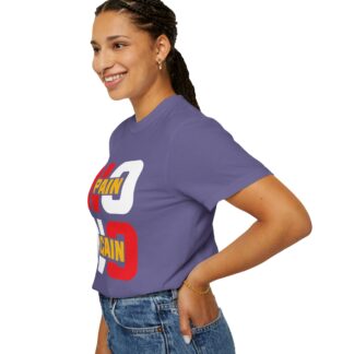 Stylish Motivational Quote T-shirt - No Pain No Gain Graphic Unisex Tee - Image 45