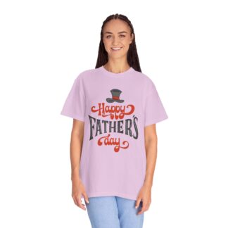 Happy Father’s Day Top Hat Typography T-Shirt – Cute Love Graphic Tee for Dads, Perfect Gift Giving & Celebration Wear. - Image 43