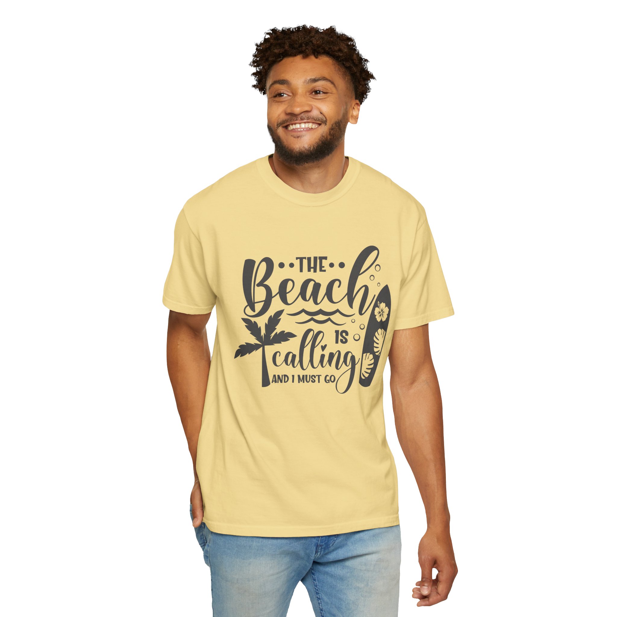 Beach Vibes Unisex T-Shirt - Summer Fun Shirt, Vacation Apparel, Surfing Tee, Beach Lover Gift, Outdoor Adventure Wear. - Image 6