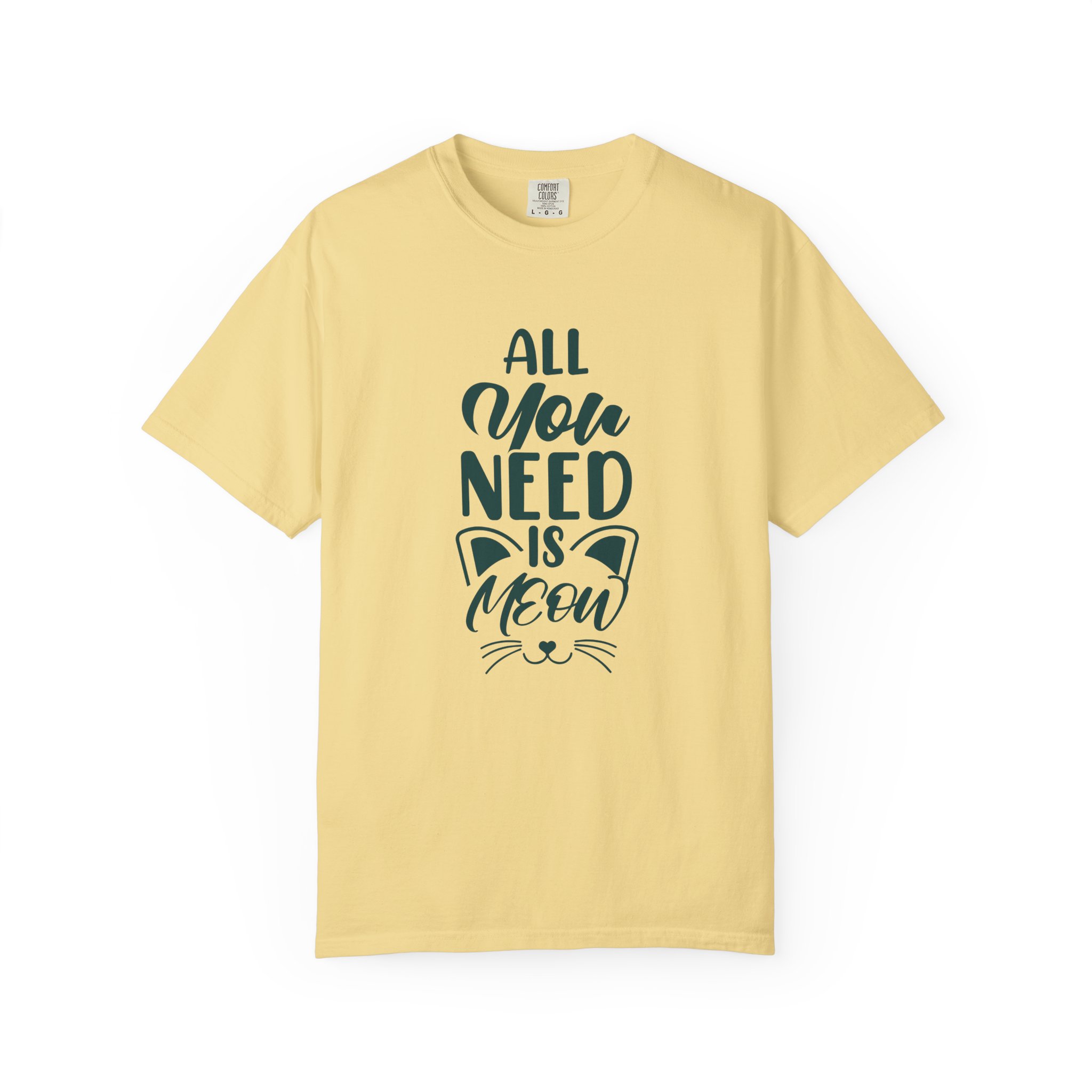All You Need Is Meow T-Shirt – Cute Cat Lover Graphic Tee for Men & Women, Casual Everyday Wear & Perfect Gift Giving - Image 25