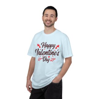 Happy Valentine’s Day Heart Graphic T-Shirt – Romantic Love Graphic Tee for Couples, Gift Giving & Festive Celebration. - Image 2