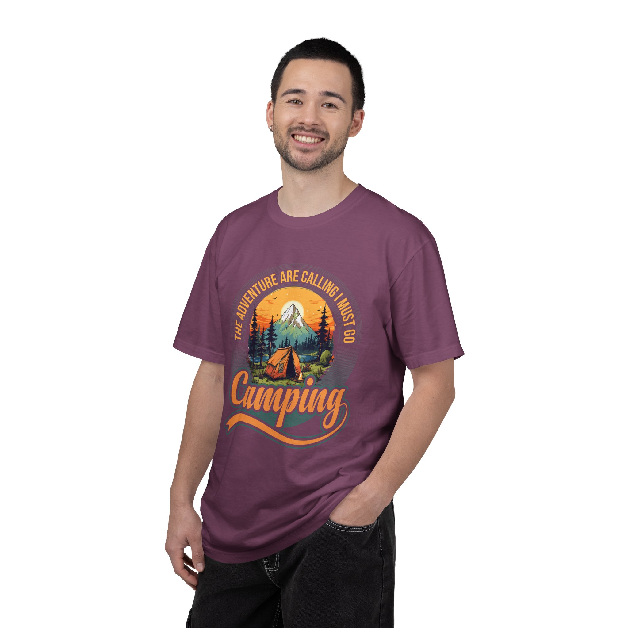 Adventure Camping T-Shirt, Unisex Garment-Dyed Tee, Camping Lovers Gift, Outdoor Adventure Shirt, Nature Graphic Tee. - Image 26