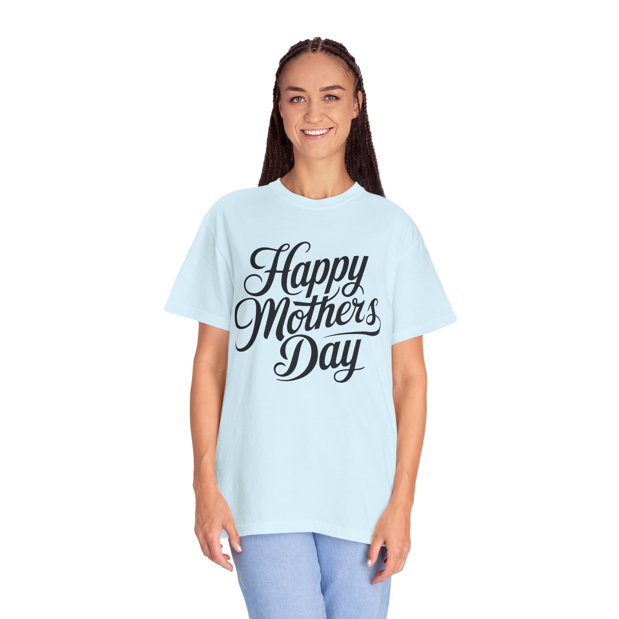 Happy Mother’s Day Script Mom Gift T-Shirt – Cute Love Graphic Tee for Moms, Perfect Gift Giving & Special Celebration Wear. - Image 35
