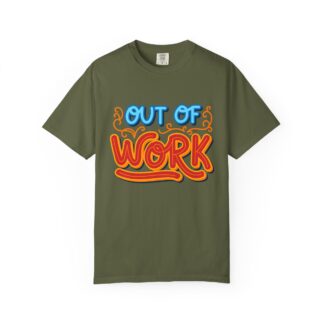 Vintage sarcastic Tshirt – Humorous Everyday Retro - Out of Work T-Shirt – Unisex Tee - Image 25