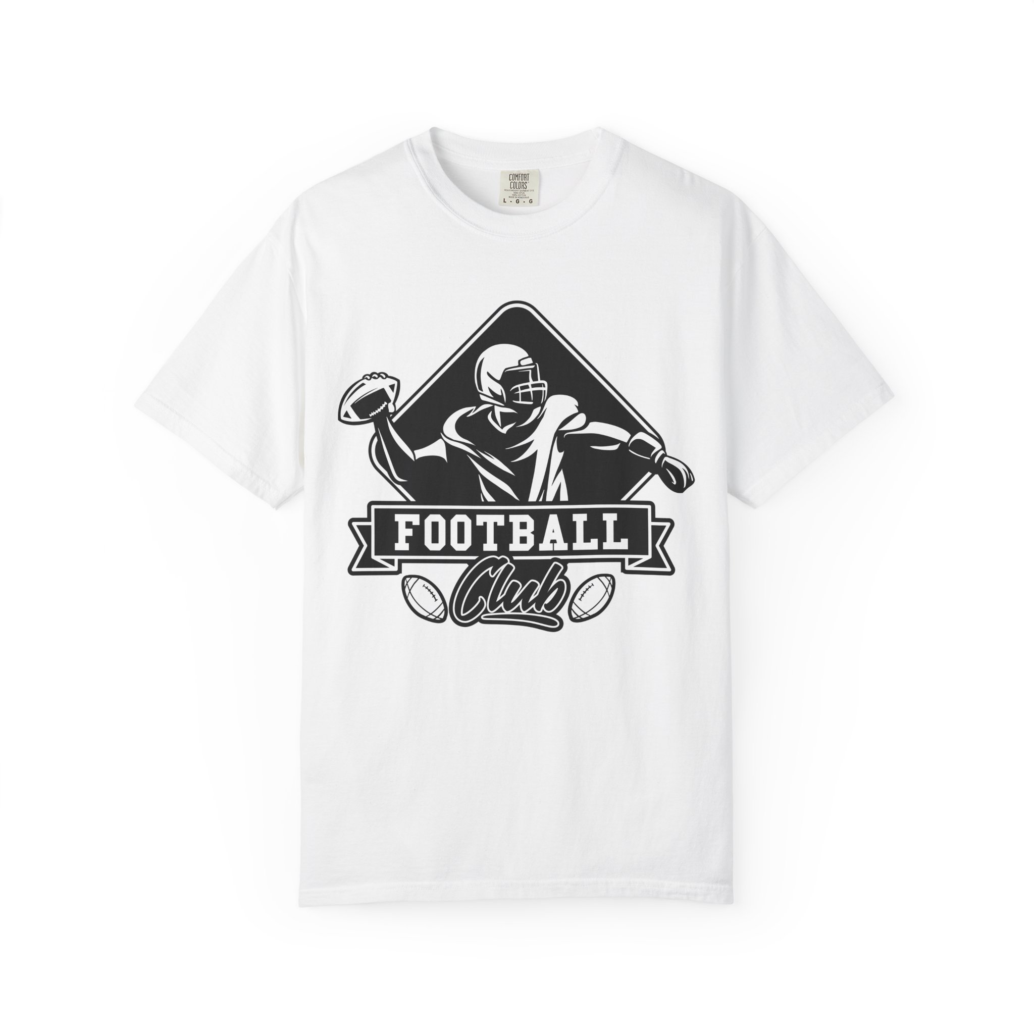 C - 16.15b - Football Club Unisex Garment-Dyed T-shirt | Casual Sportswear, Gift for Football Fans, Team Apparel, Perfect for Game Days. - Image 9