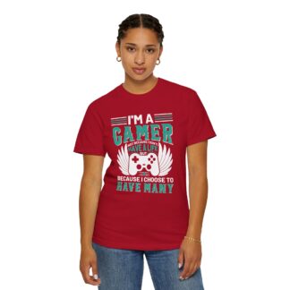 Game Controller Tshirt Gamer Style & Passion - I’m a Gamer Controller Wings Unisex Tee - Image 4