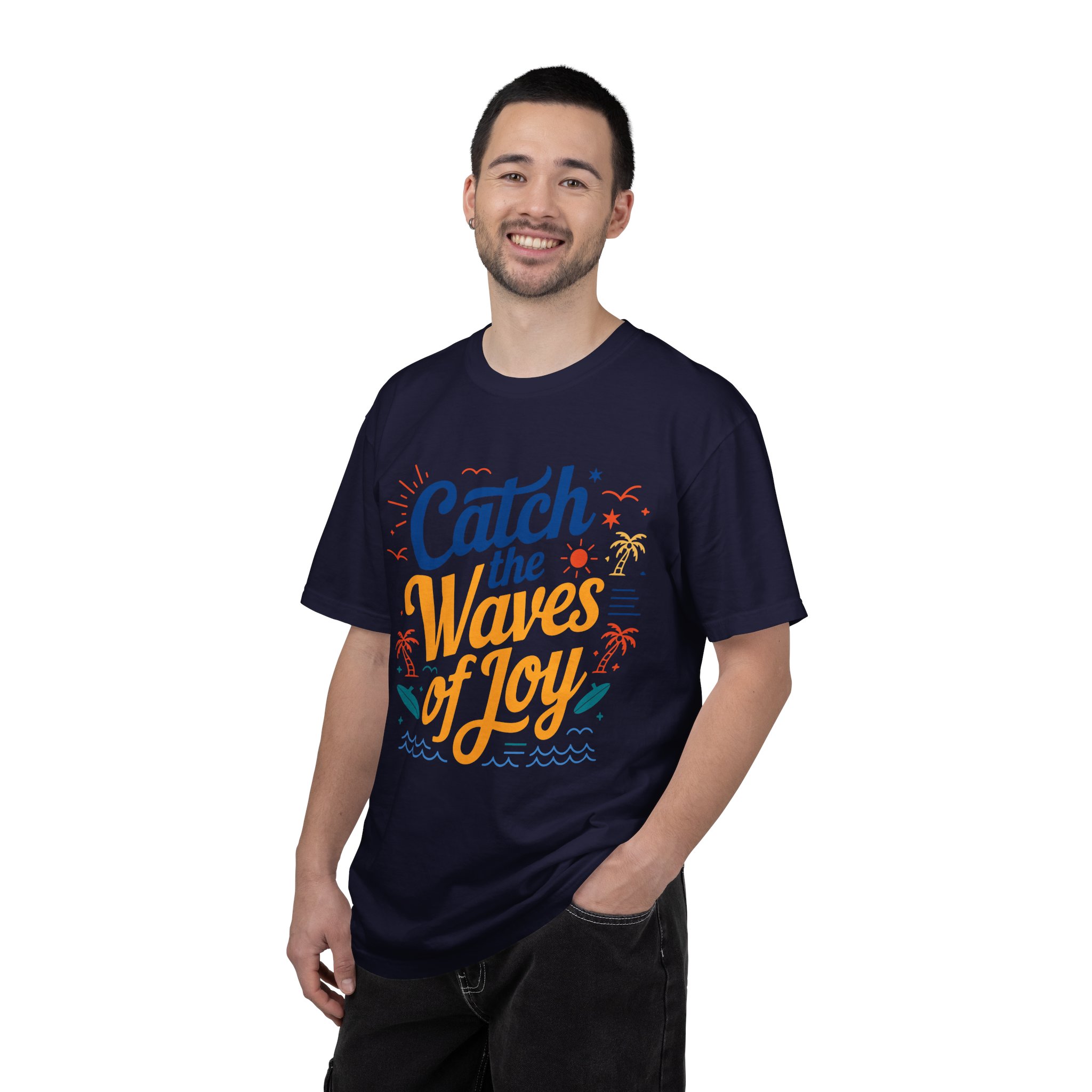 Catch the Waves of Joy T-Shirt, Beachwear, Summer Apparel, Unisex Fashion, Vacation Shirt, Gift for Surfers. - Image 18