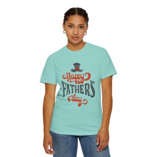 Happy Father’s Day Top Hat Typography T-Shirt – Cute Love Graphic Tee for Dads, Perfect Gift Giving & Celebration Wear. - Image 36