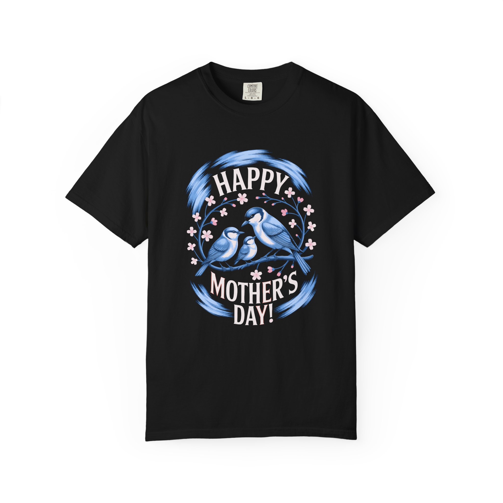 Happy Mother's Day Unisex T-Shirt, Garment-Dyed Tee, Gift for Mom, Spring Fashion, Bird Design Shirt, Casual Wear, Unique Gift Idea. - Image 33