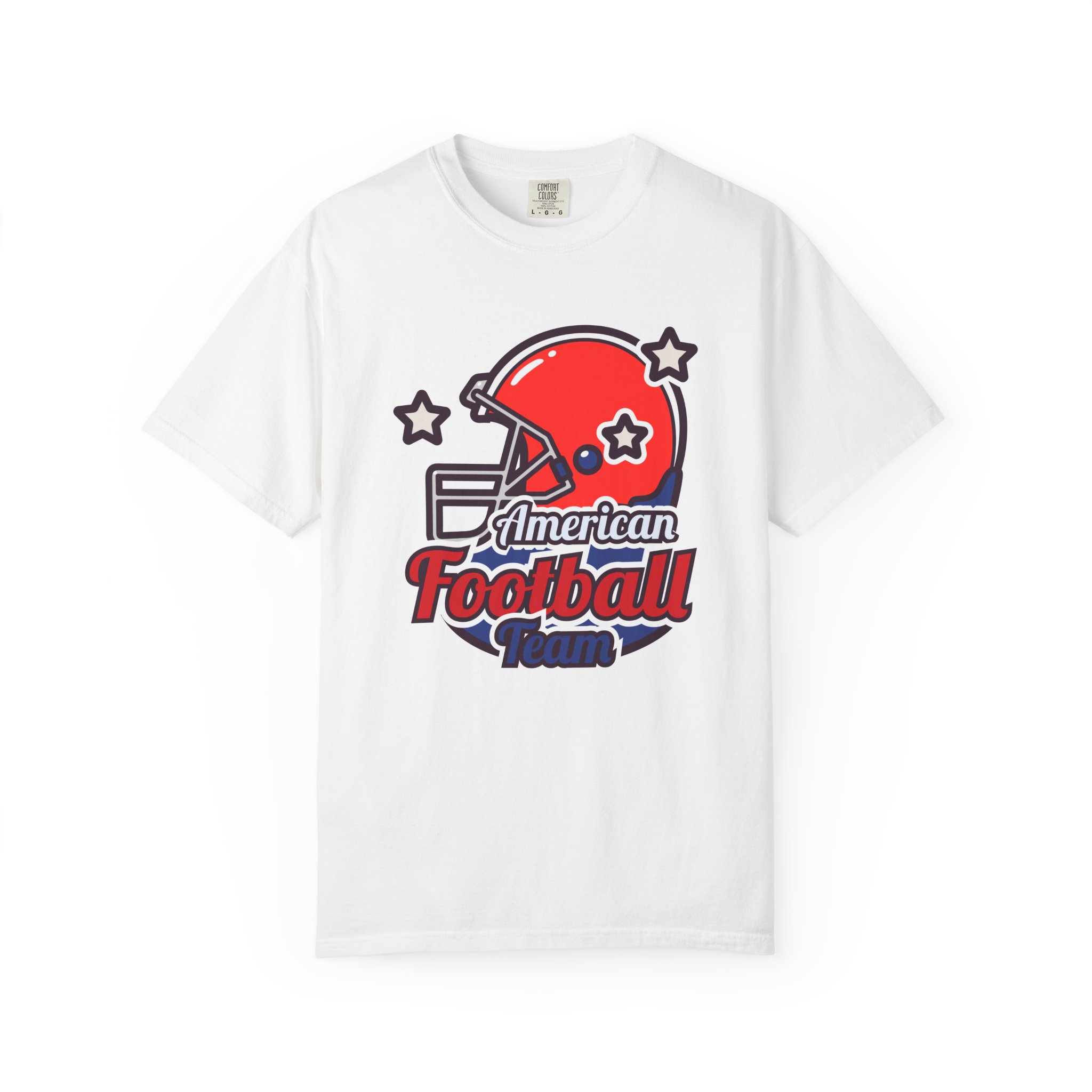 C - 16.13a - Authentic Football Team T-Shirt, Unisex Sports Tee, Garment Dyed Shirt, Game Day Apparel, Perfect for Football Fans, Casual Wear. - Image 9