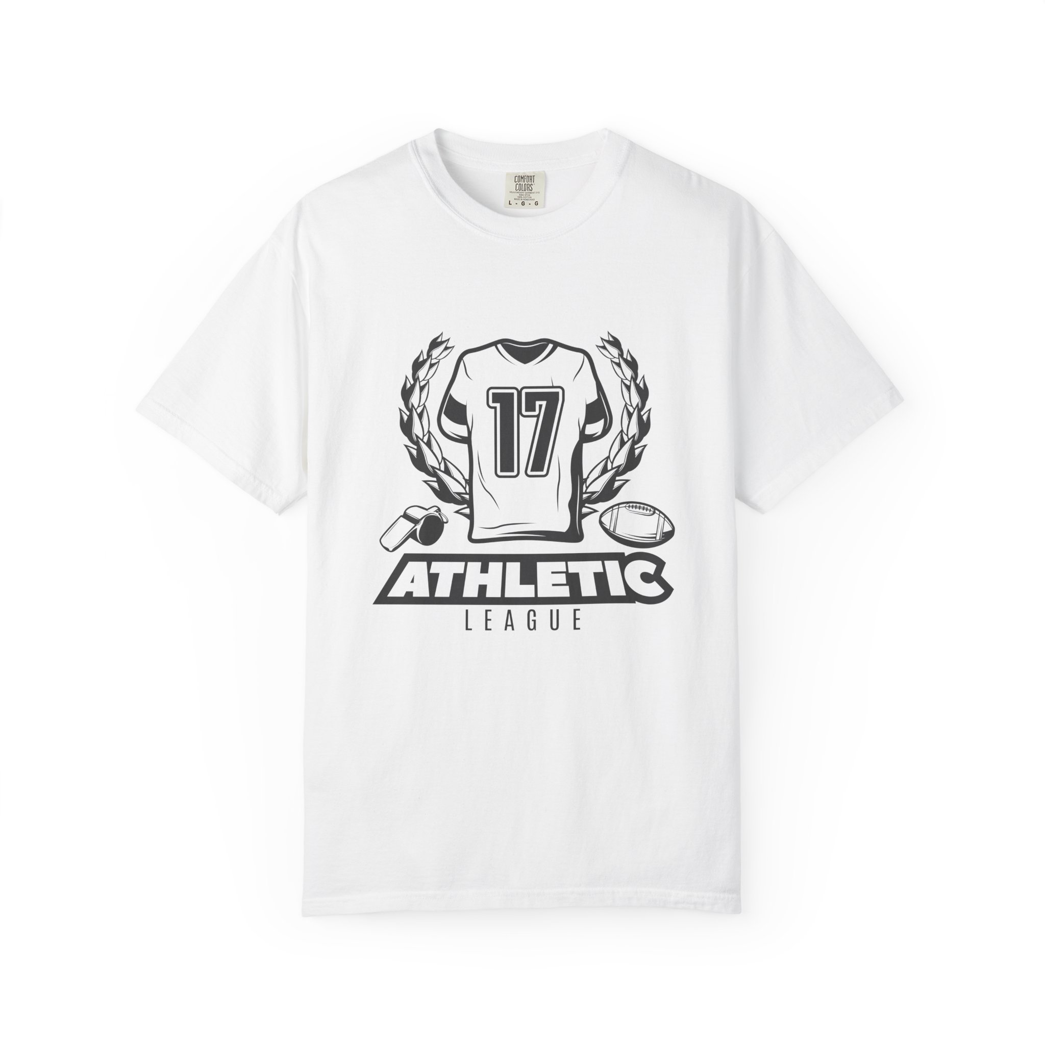 Athletic League T-Shirt, Unisex Tee, Sporty Apparel, Gift for Athletes, Casualwear, Team Spirit Wear.