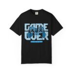 Game over t shirt with retro arcade design