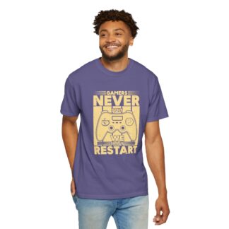 Gamer Controller t shirt for Gamers - Never Restart Gamer Controller Unisex Tee - Image 38