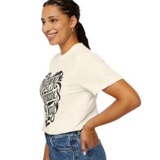 Happy Valentine’s Day Script Heart T-Shirt – Romantic Love Graphic Tee for Couples, Gift Giving & Festive Celebration. - Image 13
