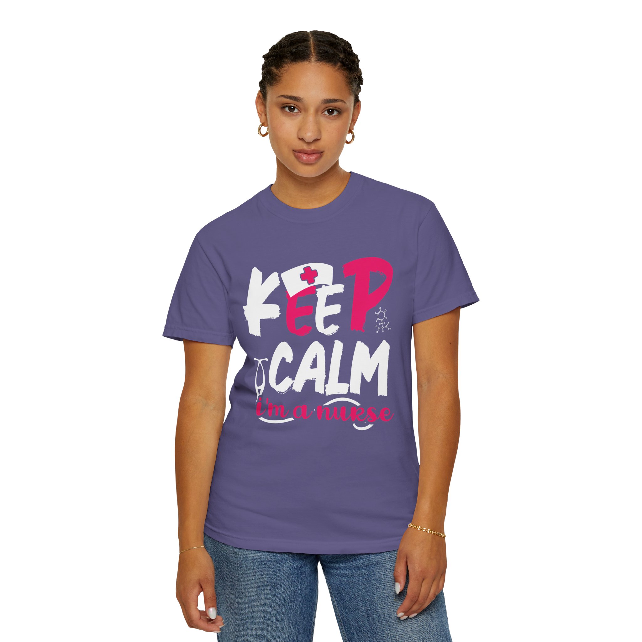 Nurse T-Shirt, Keep Calm Shirt, Gift for Nurses, Medical Humor Tee, Healthcare Appreciation. - Image 52