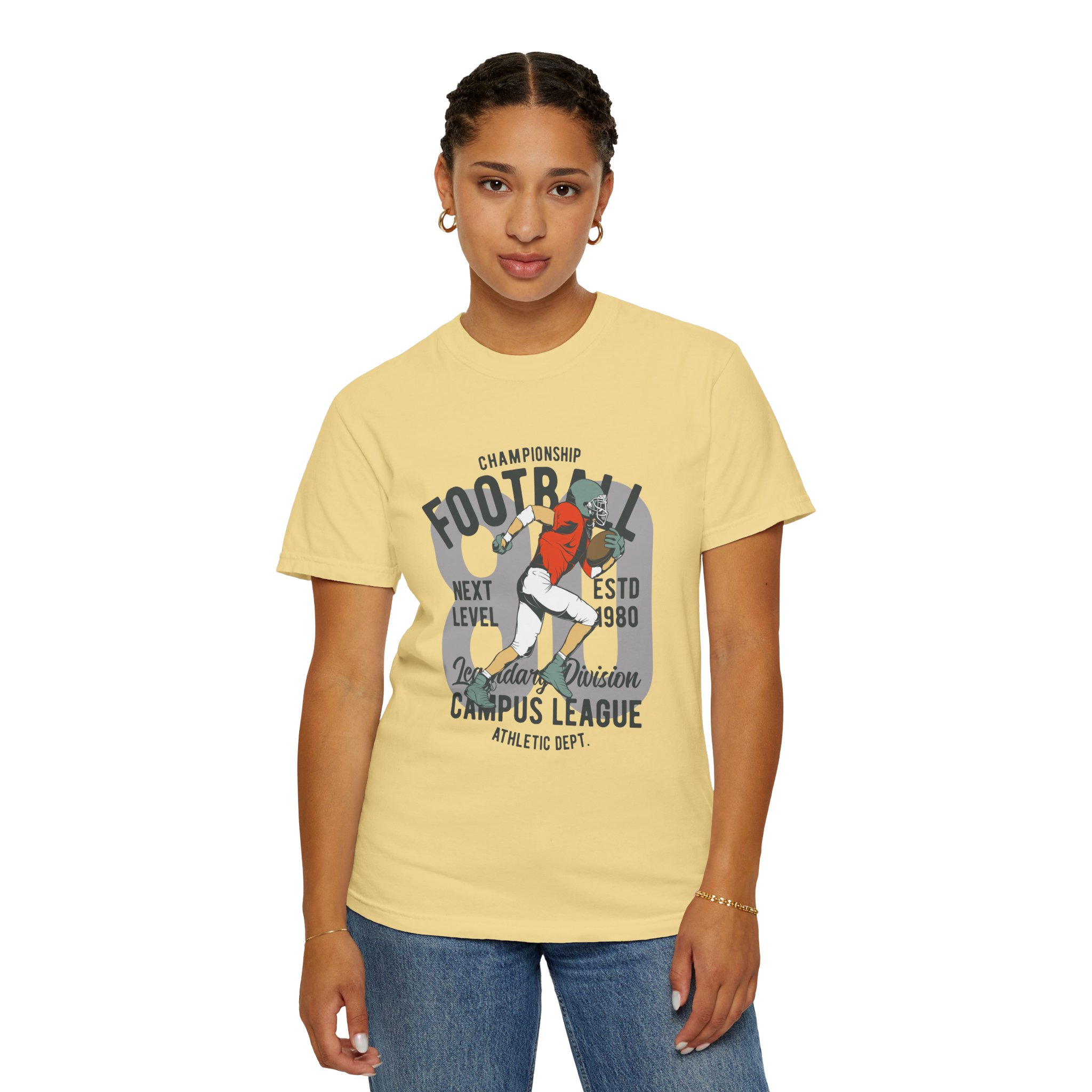 C - 16.20 - Football Campus League Unisex T-Shirt, Sporty Tee, Athletic Gift, Game Day Shirt, Casual Wear, Unisex Fashion. - Image 20