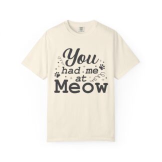 C - 5.12 - You Had Me at Meow T-Shirt — Cute Cat Lover Tee.