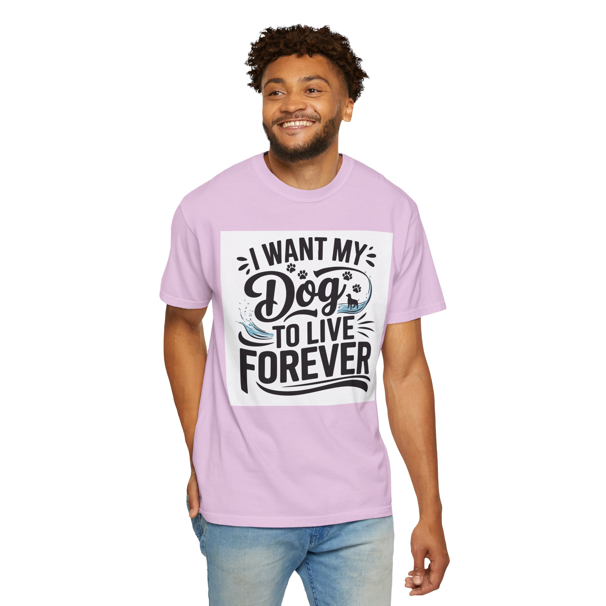 I Wish My Dog Could Live Forever T-Shirt – Dog Lover Graphic Tee for Pet Owners & Dog Parents. - Image 46