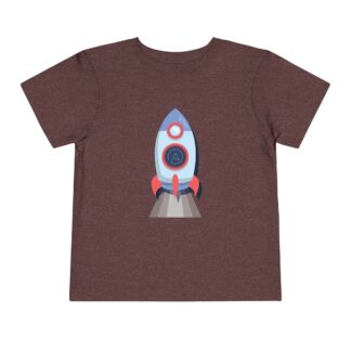 Cute Rocket Launch Space Toddler T-Shirt – Fun Space Adventure Graphic Tee for Kids, Boys & Girls.