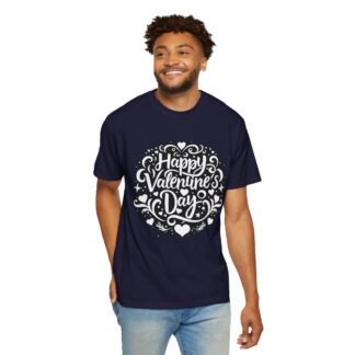Happy Valentine’s Day Heart Floral T-Shirt – Romantic Floral Graphic Tee for Couples, Love Gifts & Festive Celebration. - Image 38