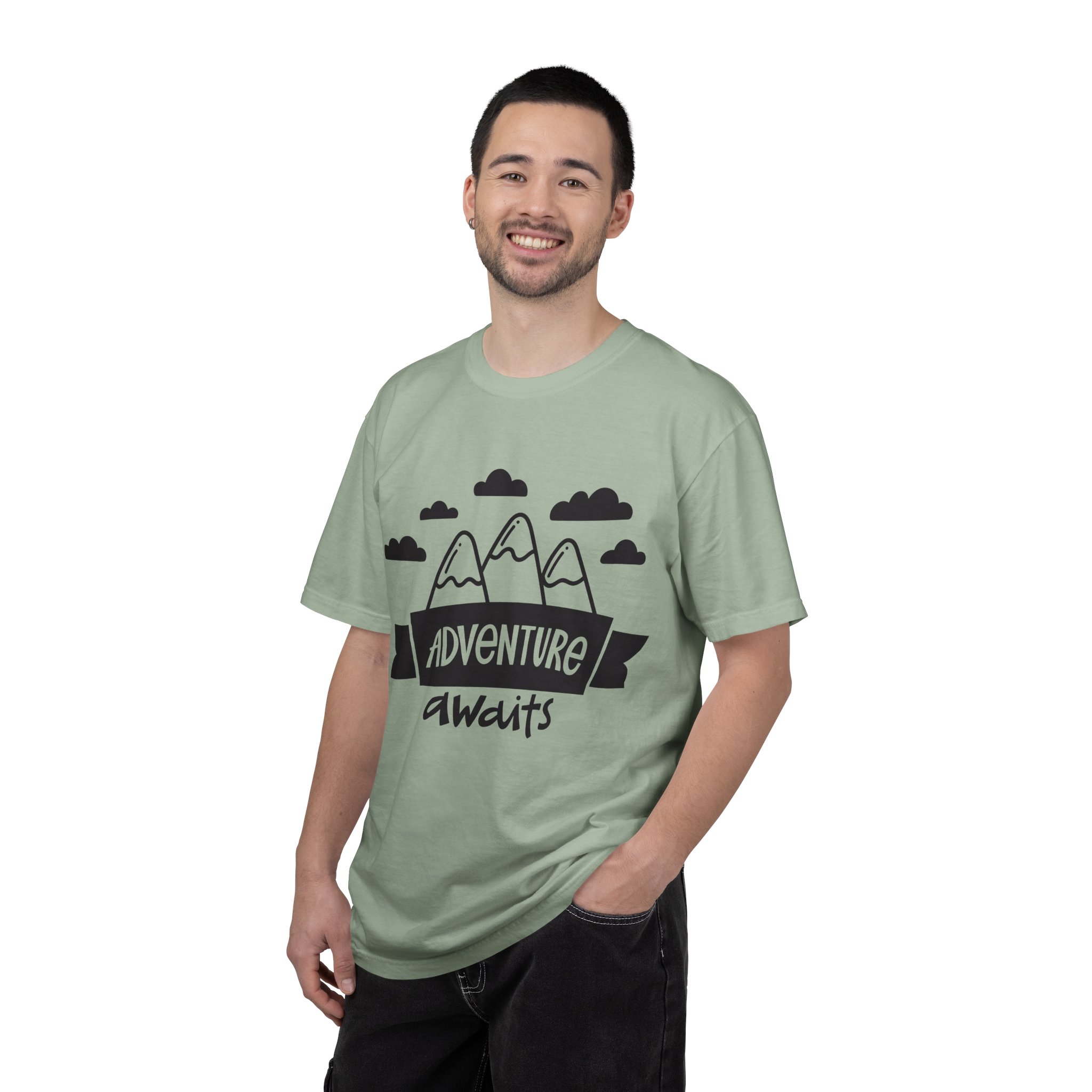 C - 14.4a - Adventure Awaits Unisex Garment-Dyed T-shirt | Nature Lover Tee, Outdoor Shirt, Travel Apparel, Gift for Explorers, Adventure Clothing. - Image 26