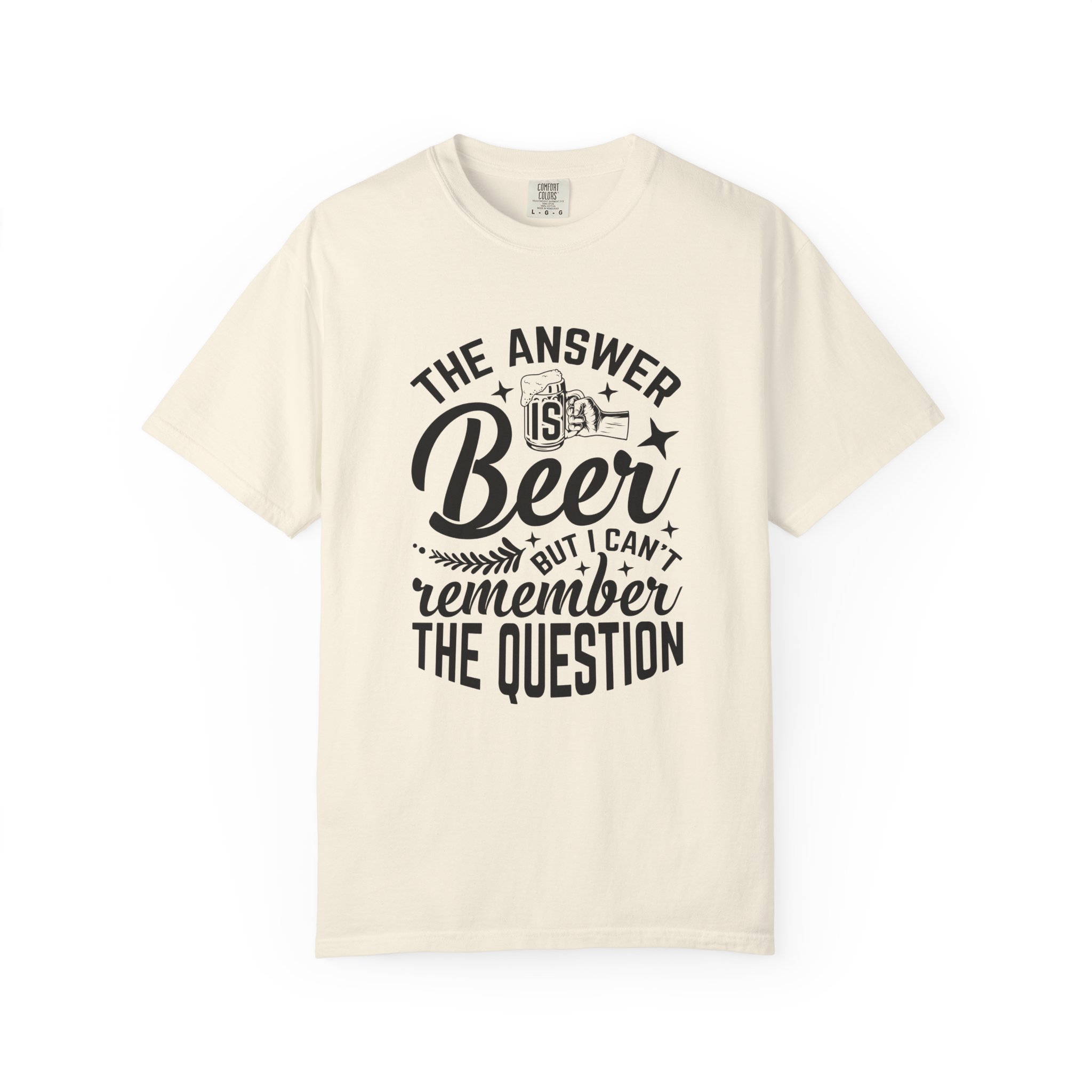 Funny Beer T-Shirt, The Answer is Beer Graphic Tee, Unisex Casual Wear, Gift for Beer Lovers, Birthday Present, Humor Clothing. - Image 17