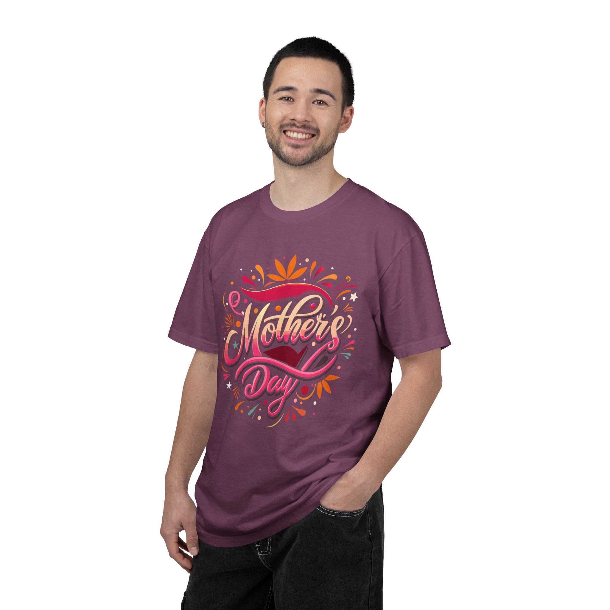 Mother's Day Garment-Dyed T-Shirt, Unisex Gift Tee, Floral Graphic Top, Casual Wear, Everyday Comfort. - Image 50