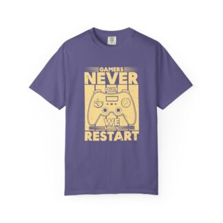 Gamer Controller t shirt for Gamers - Never Restart Gamer Controller Unisex Tee - Image 33