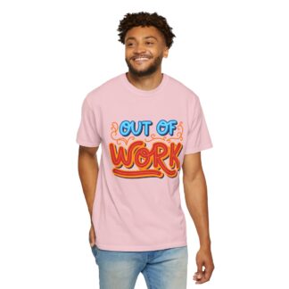 Vintage sarcastic Tshirt – Humorous Everyday Retro - Out of Work T-Shirt – Unisex Tee - Image 54