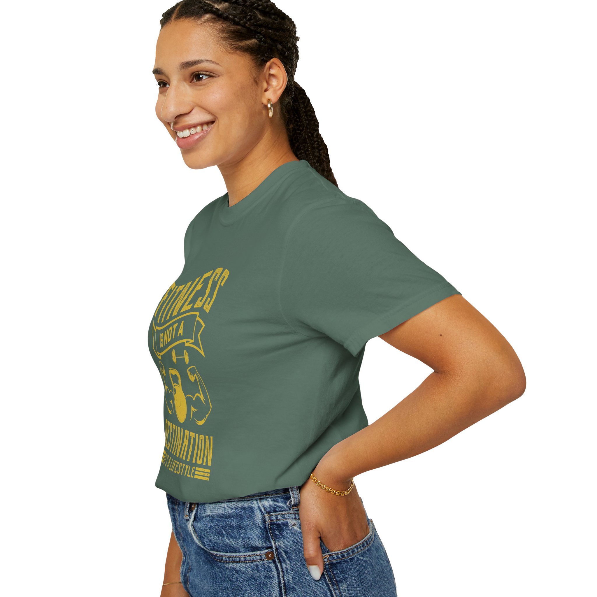 b2 - 6.1 - Fitness Is Not a Destination T-Shirt – Motivational Gym Graphic Tee with Kettlebell Design for Strength, Progress & Healthy Lifestyle. - Image 21