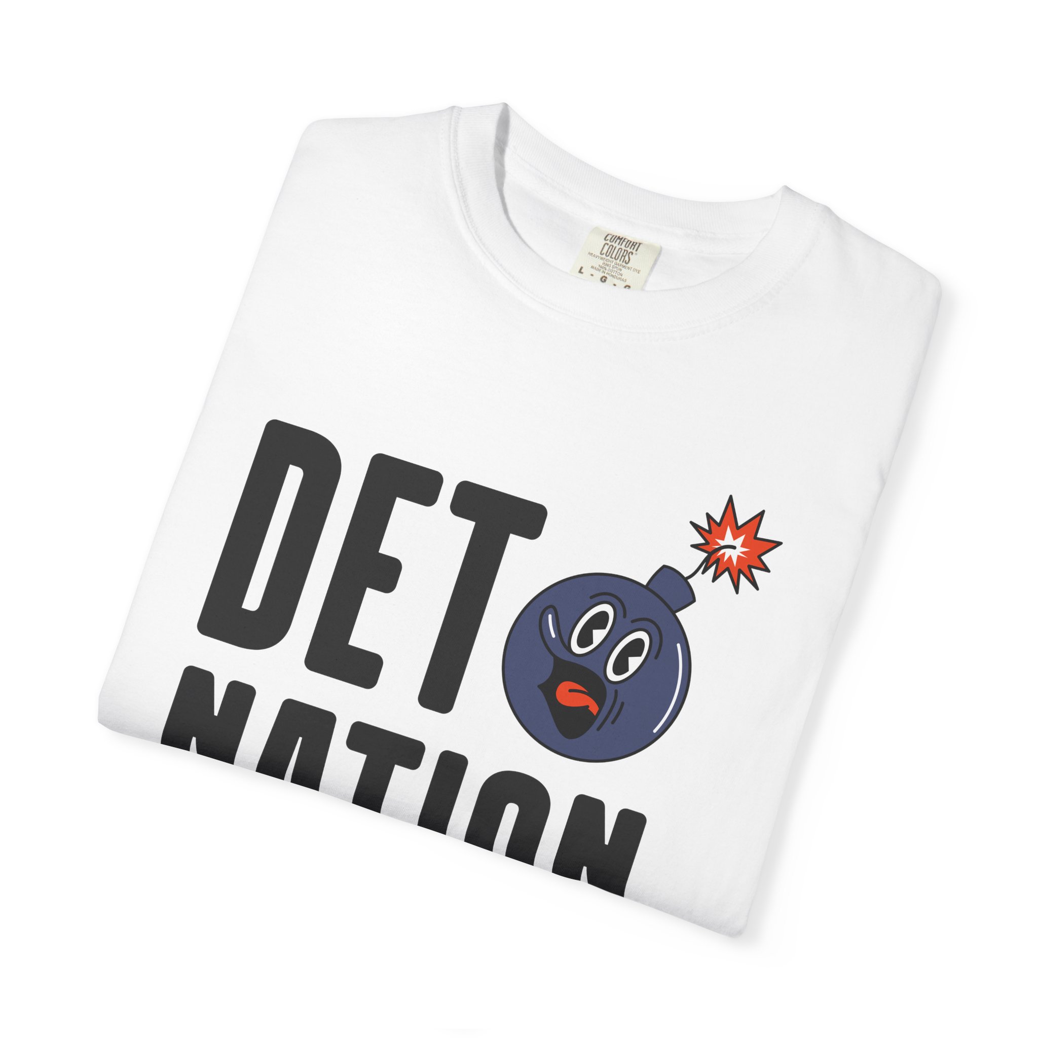 Detroit Nation Point T-Shirt – Bold Sports Fan Graphic Tee for Detroit Fans & Streetwear Style. - Image 7