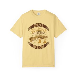Vintage coffee lover tshirt for Coffee Moments - Capturing Happiness In a Cup Unisex Tee - Image 17