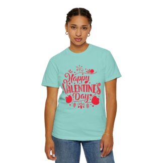 Happy Valentine’s Day Heart Design T-Shirt – Romantic Love Graphic Tee for Couples, Gift Giving & Festive Celebration. - Image 36